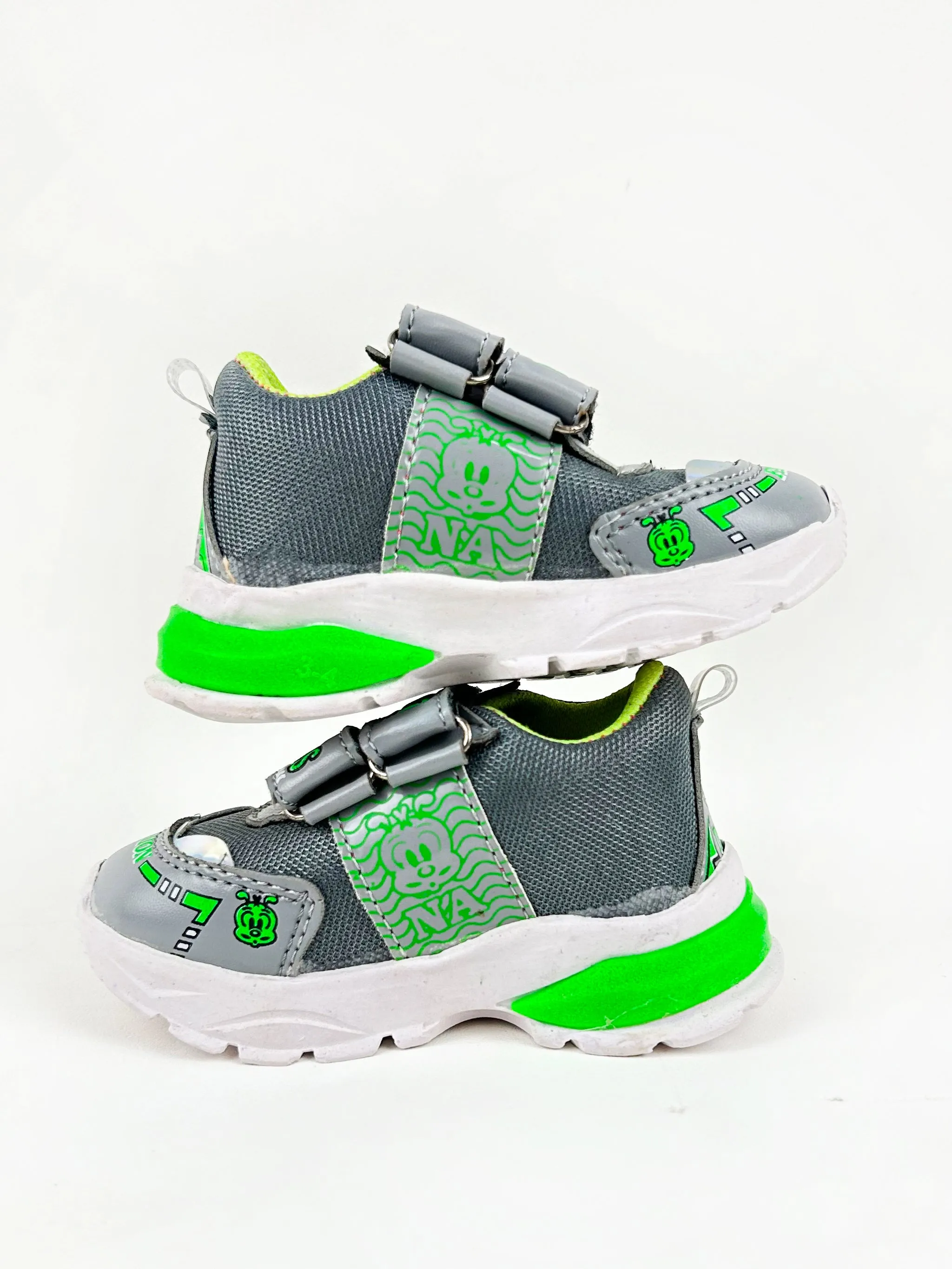 1Yr - 8Yrs Light Grey Shoes For Boys BS82