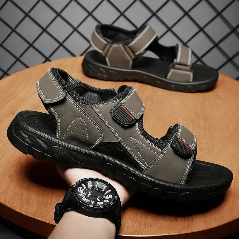 2023 Fashion Versatile  Outdoor Lightweight Sole Breathable Sandy Beach New Men Comfortable Sandals