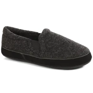 Acorn Men's Gore Moc Slippers- Black Tweed