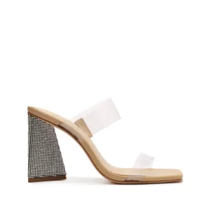 Ariellen Vinyl & Rhinestones Sandal
