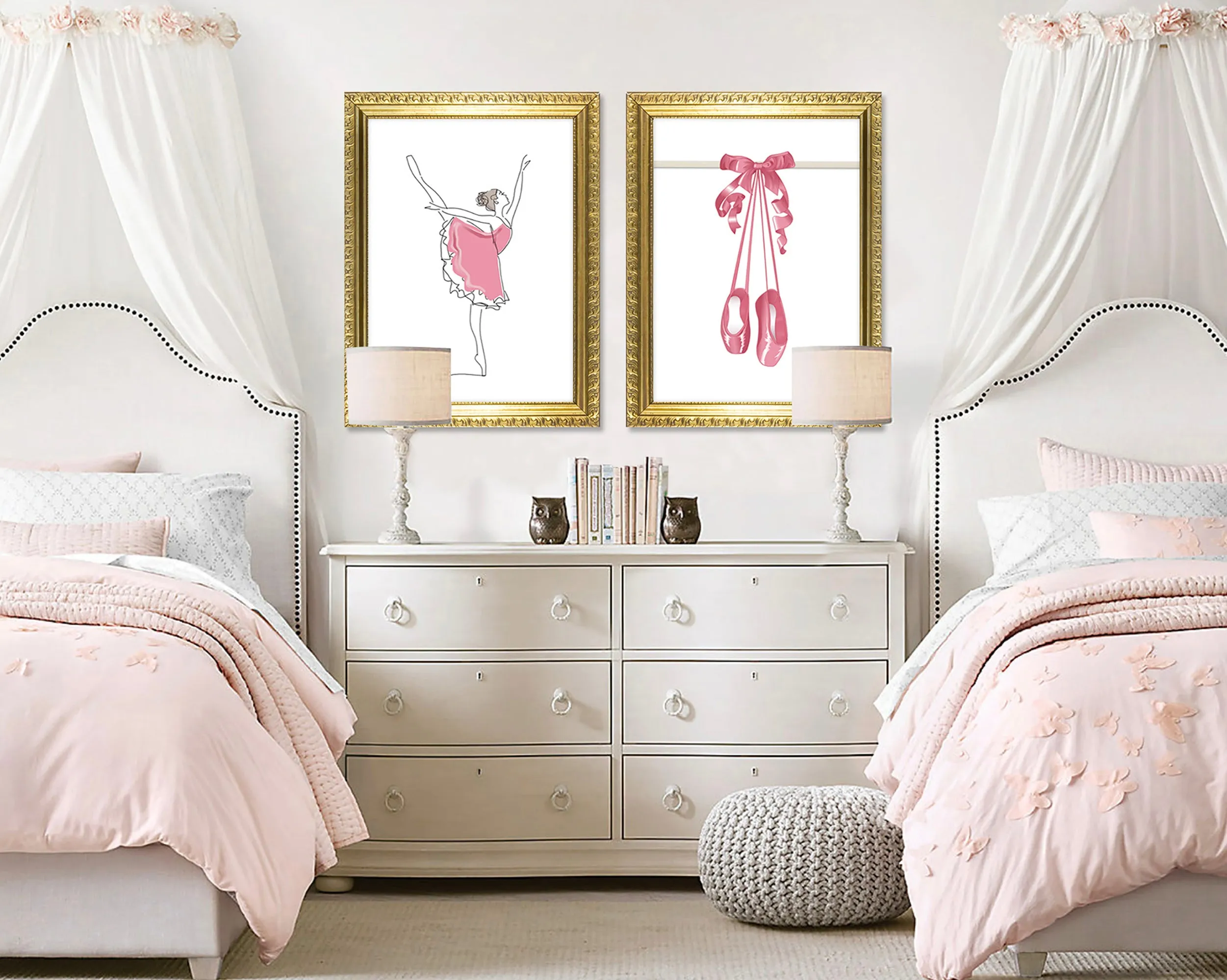 Ballet Shoes Art Print
