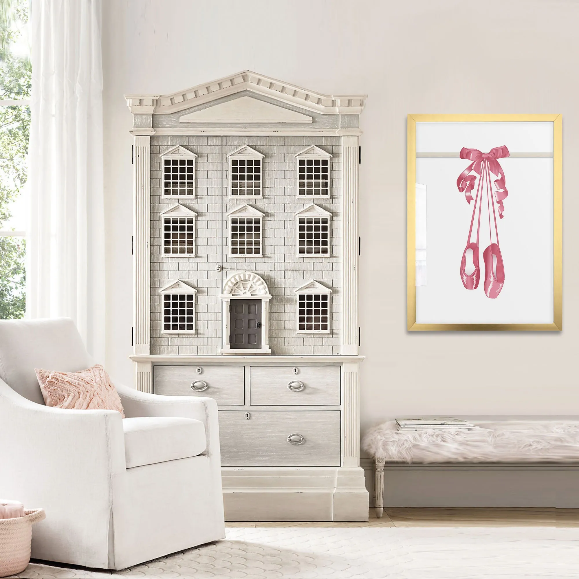 Ballet Shoes Art Print