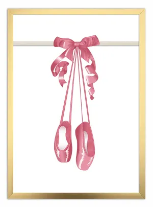 Ballet Shoes Art Print