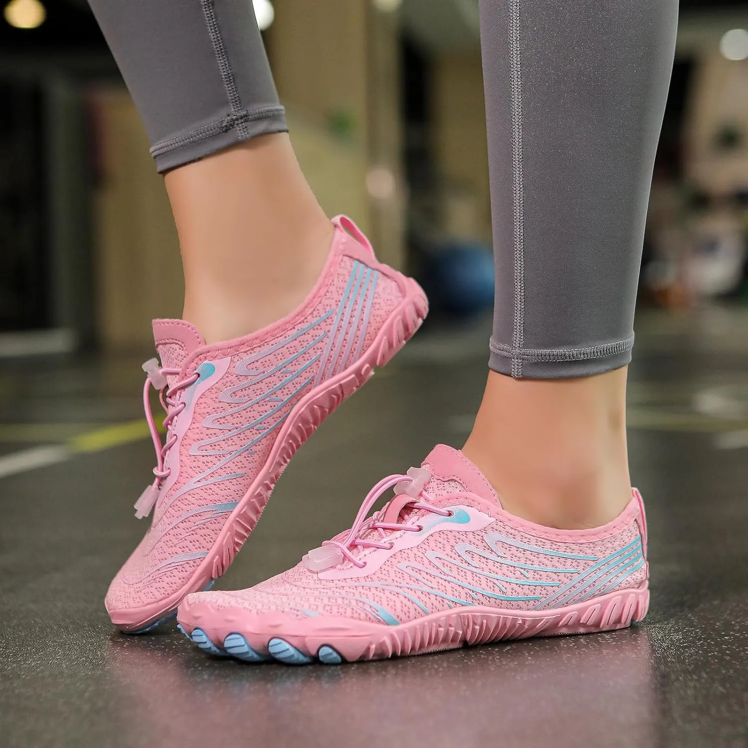 Barefoot Shoes for Women Men Hike Shoes Footwear Barefoot Womens Non-Slip Breathable Wide Toe Box Water Shoes Athletic Unisex Hiking Walking Shoes