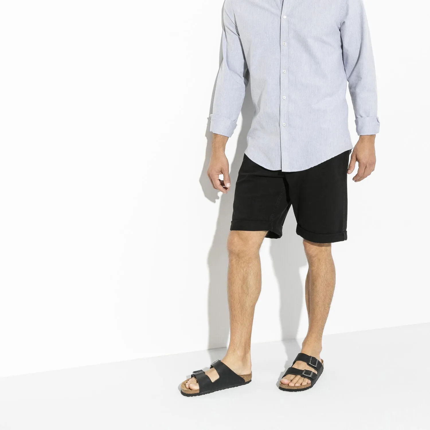 BIRKENSTOCK  Arizona Oiled Leather Narrow - Black
