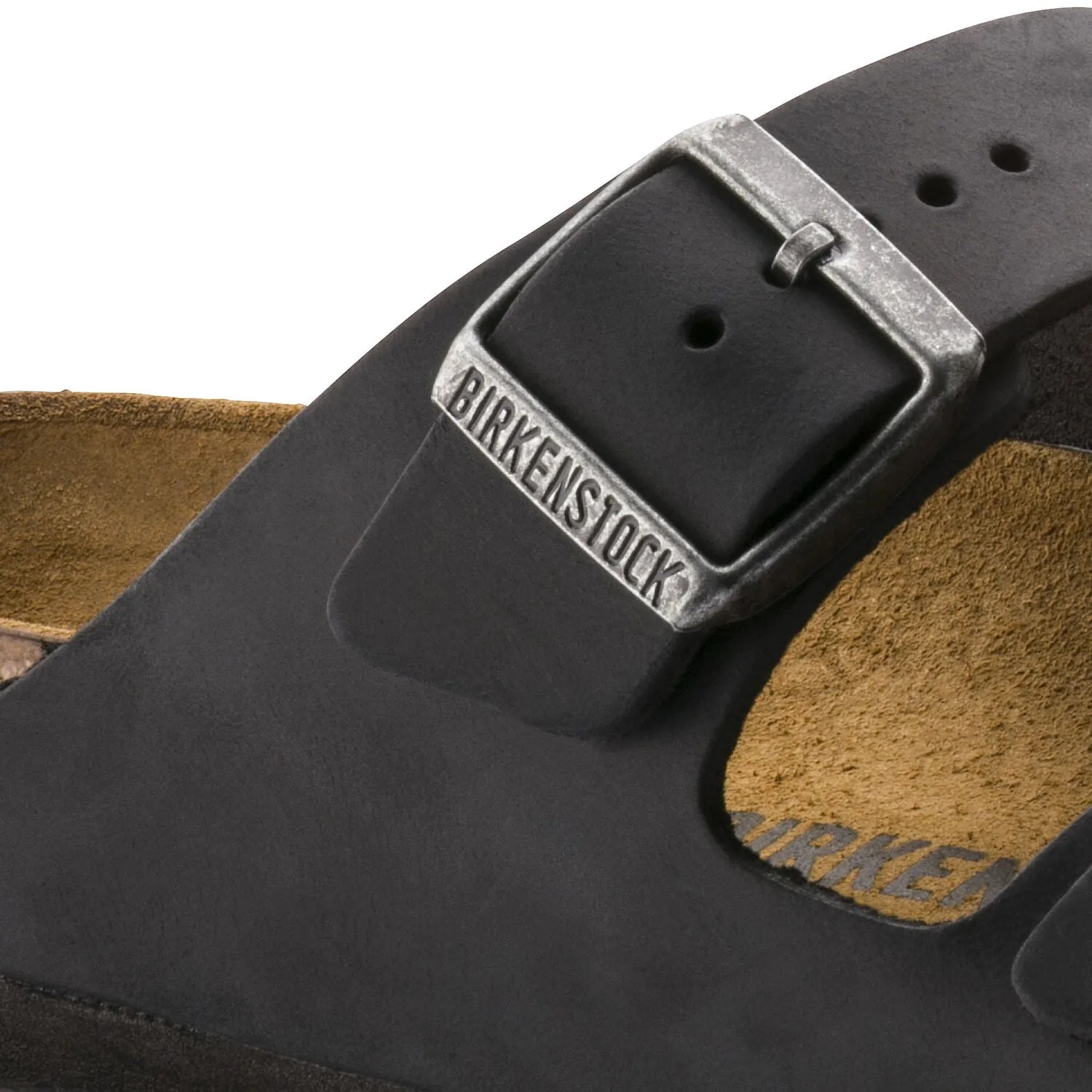 BIRKENSTOCK  Arizona Oiled Leather Narrow - Black