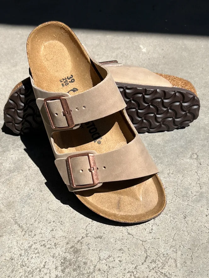 Birkenstock Arizona Tabacco Brown Oiled Leather Narrow