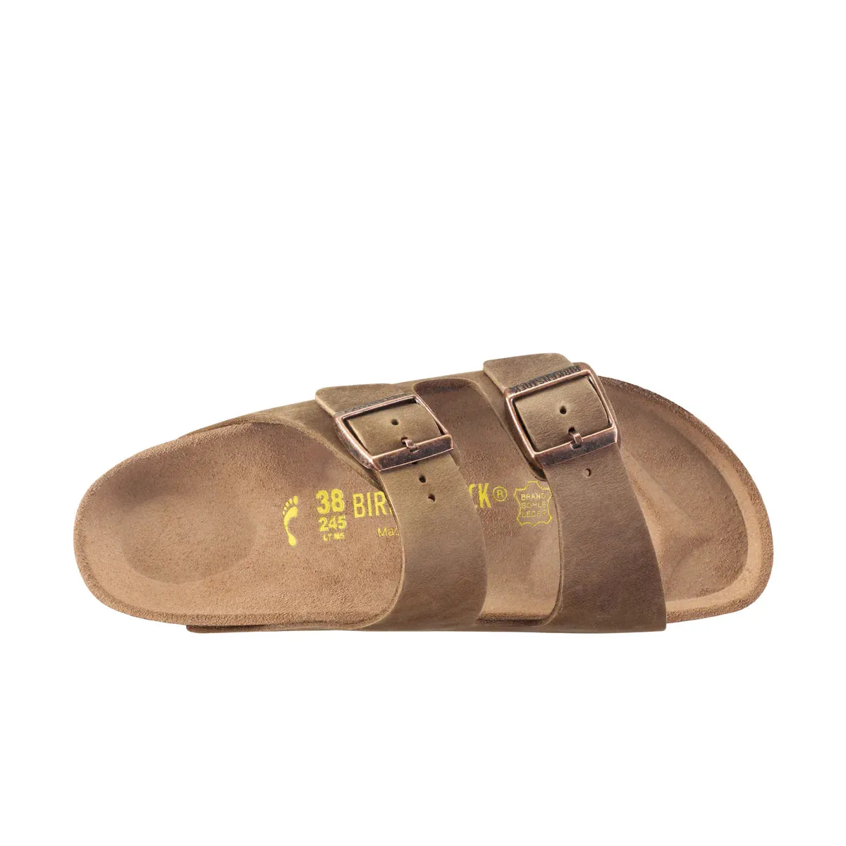 Birkenstock Arizona Tabacco Brown Oiled Leather Narrow