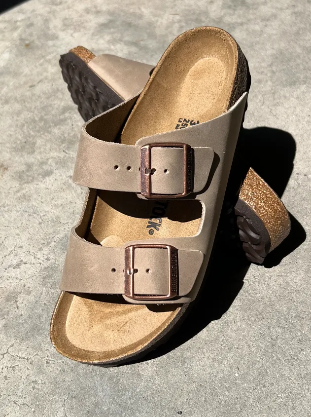Birkenstock Arizona Tabacco Brown Oiled Leather Narrow