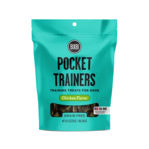 BIXBI Grain Free Chicken Pocket Trainers Dog Treats - 6 oz