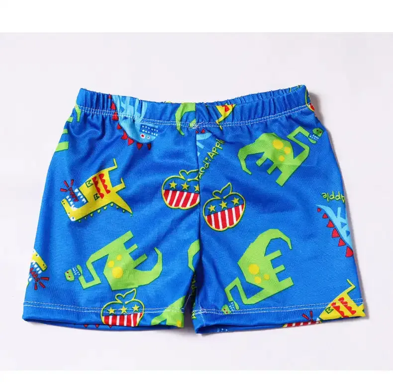 Boys' Fun Cartoon Swimming Trunks Beach Shorts (Random Colors)