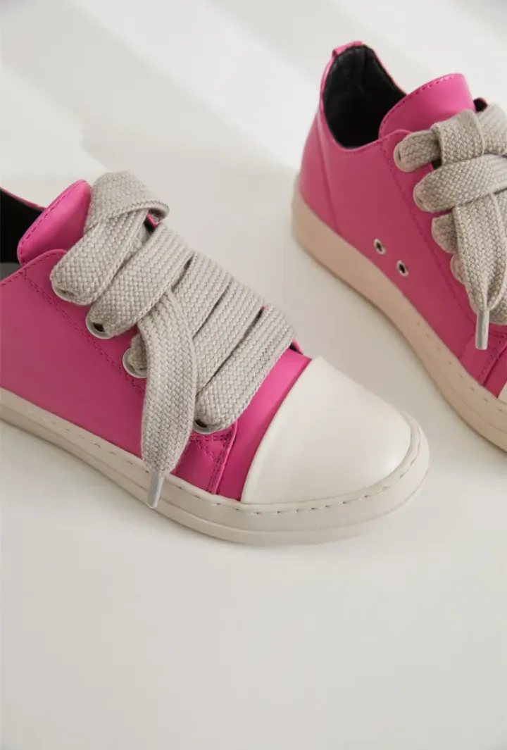 Casual Fashion Candy Color Thick Shoelaces Shoes