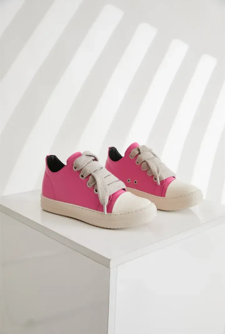 Casual Fashion Candy Color Thick Shoelaces Shoes