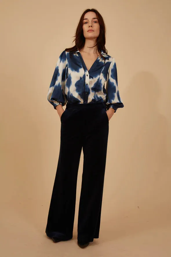 Corrie Bratter Clan Trousers in Navy