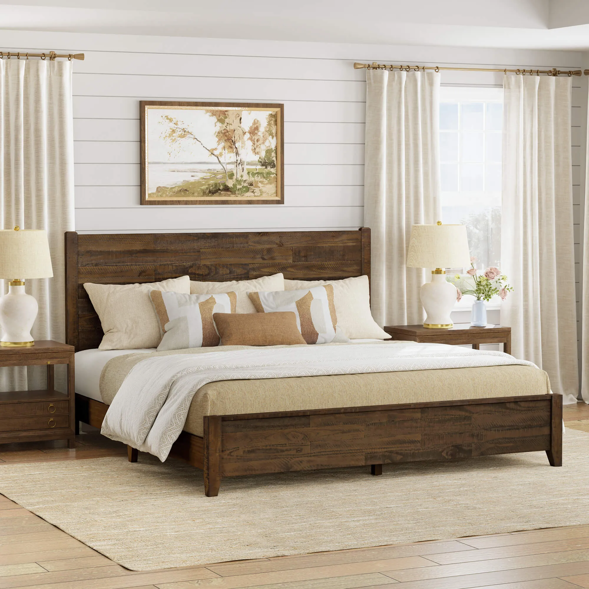 Echo Wood Bed