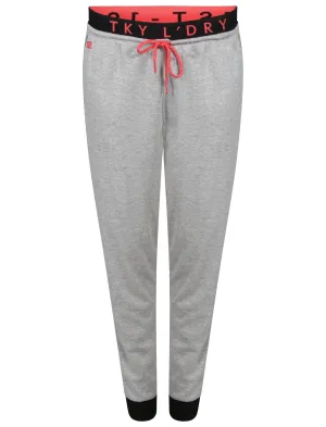 Ennis Cuffed Joggers in Light Grey Marl - Tokyo Laundry Active