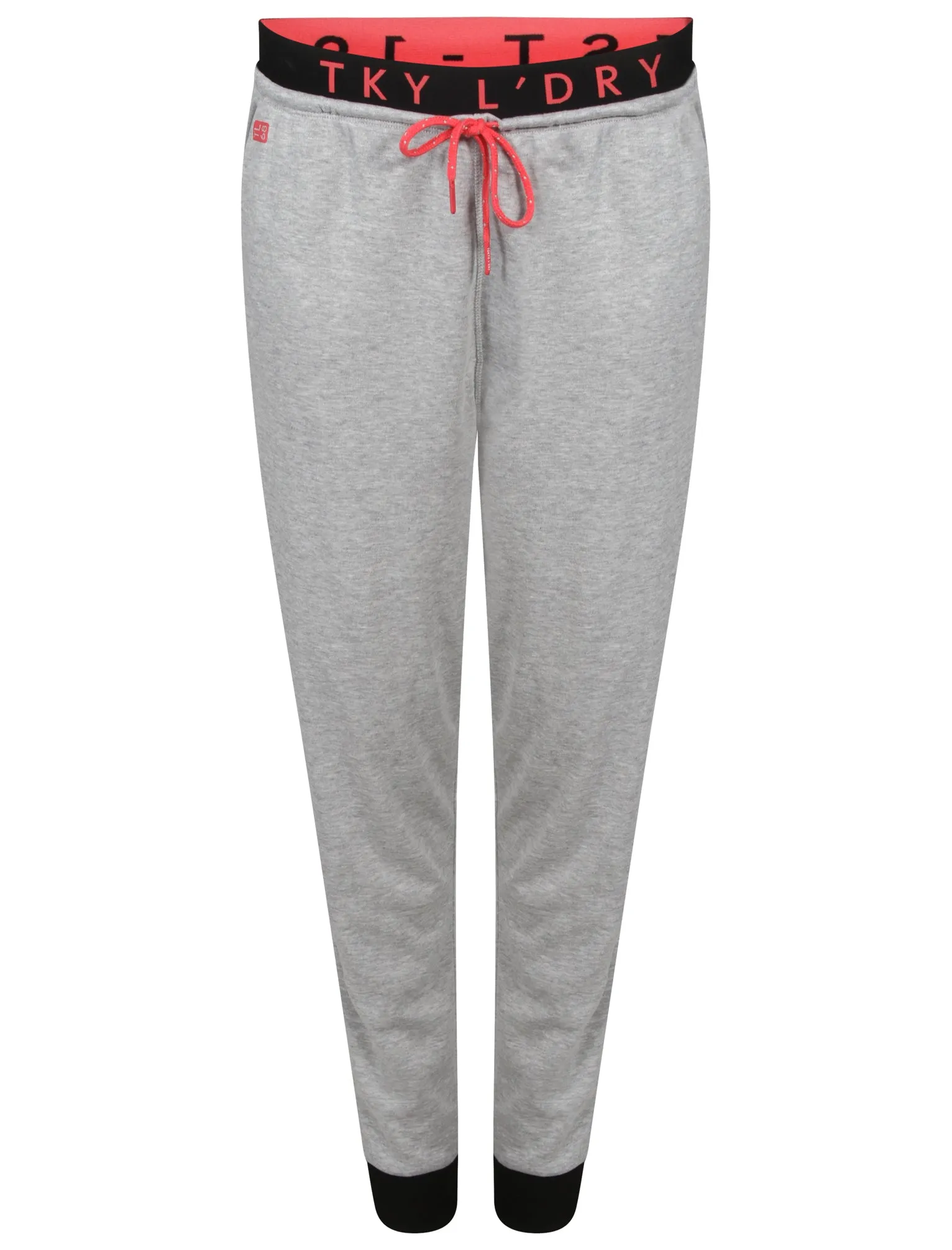 Ennis Cuffed Joggers in Light Grey Marl - Tokyo Laundry Active