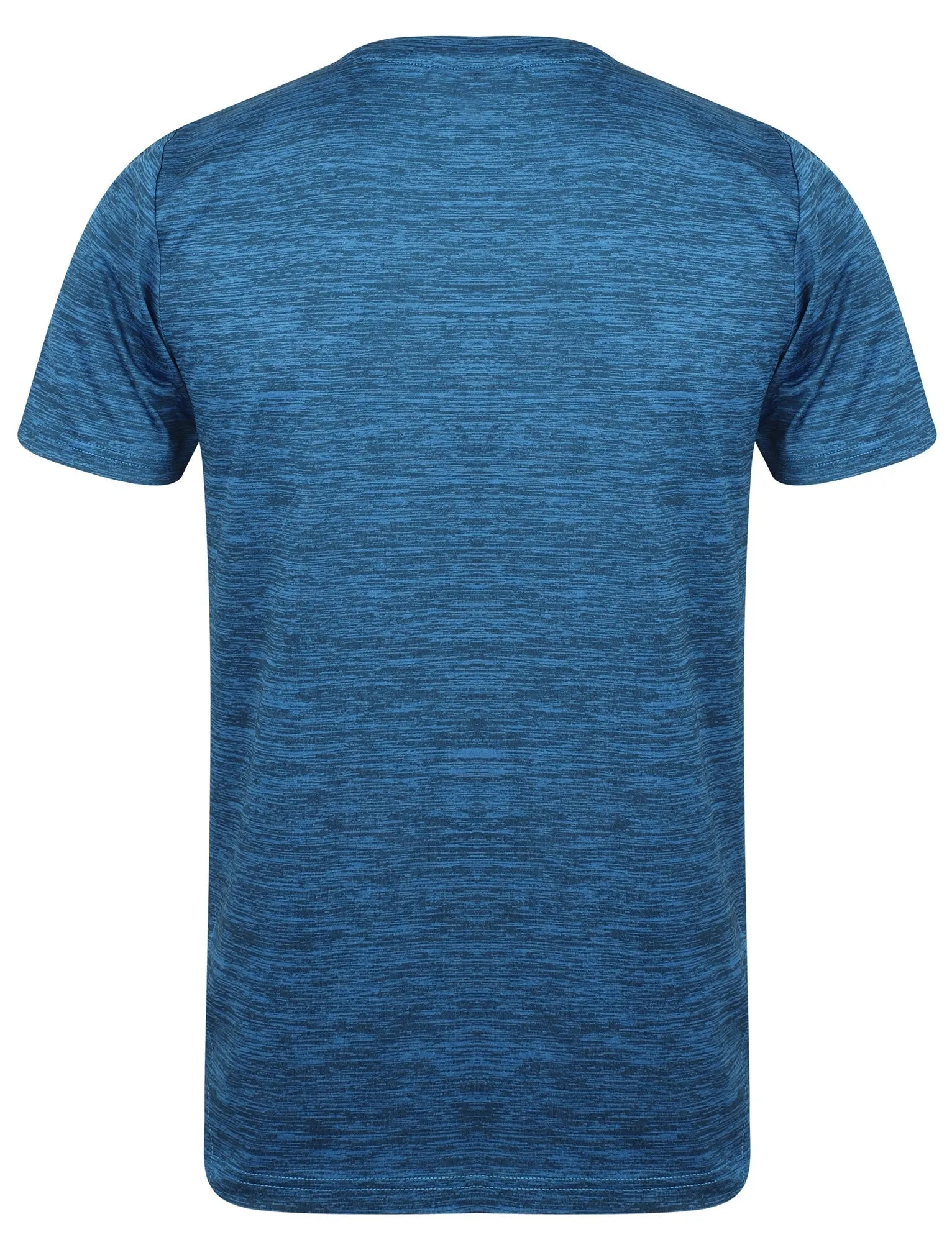 Fitchburg Reflective Motif T-Shirt In Seaport Blue - Tokyo Laundry Active