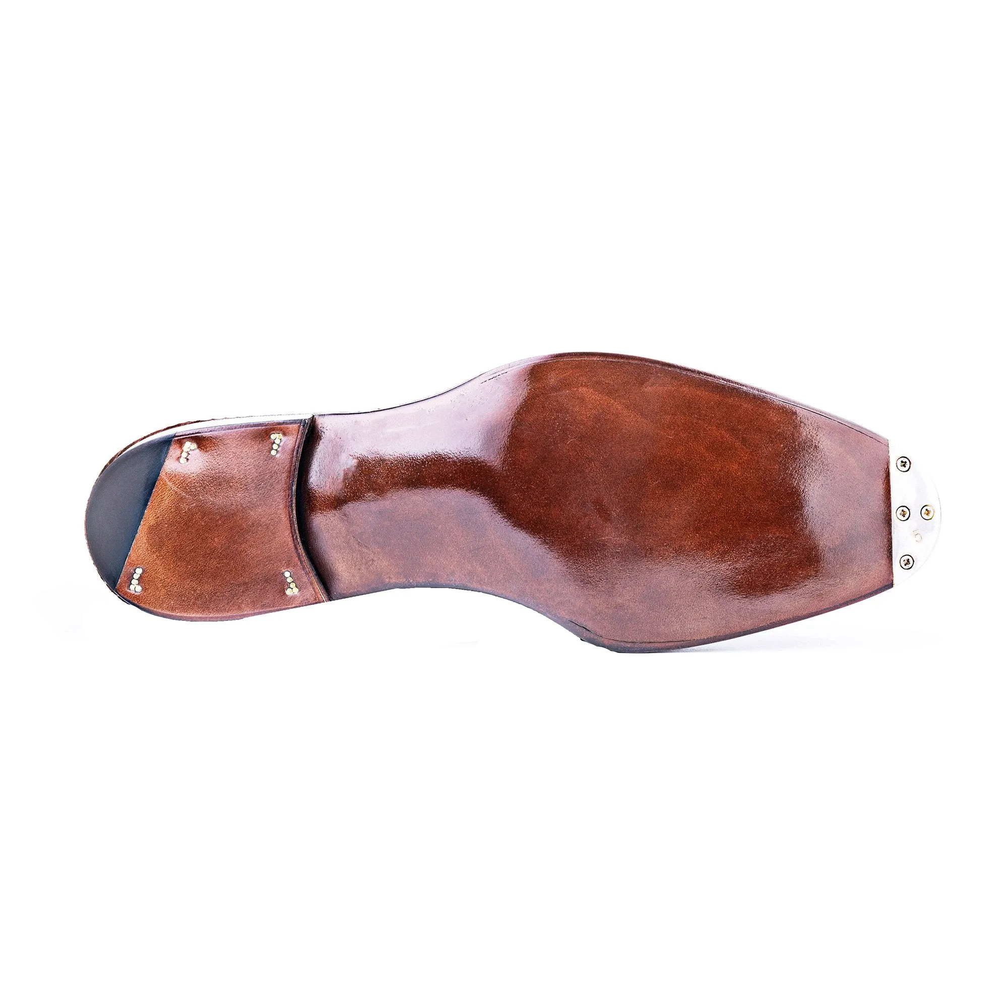 Flat Feet Shoes - Goodyear Welted Barcelos Olive Green Leather Loafer With Violin Leather Sole with Arch Support