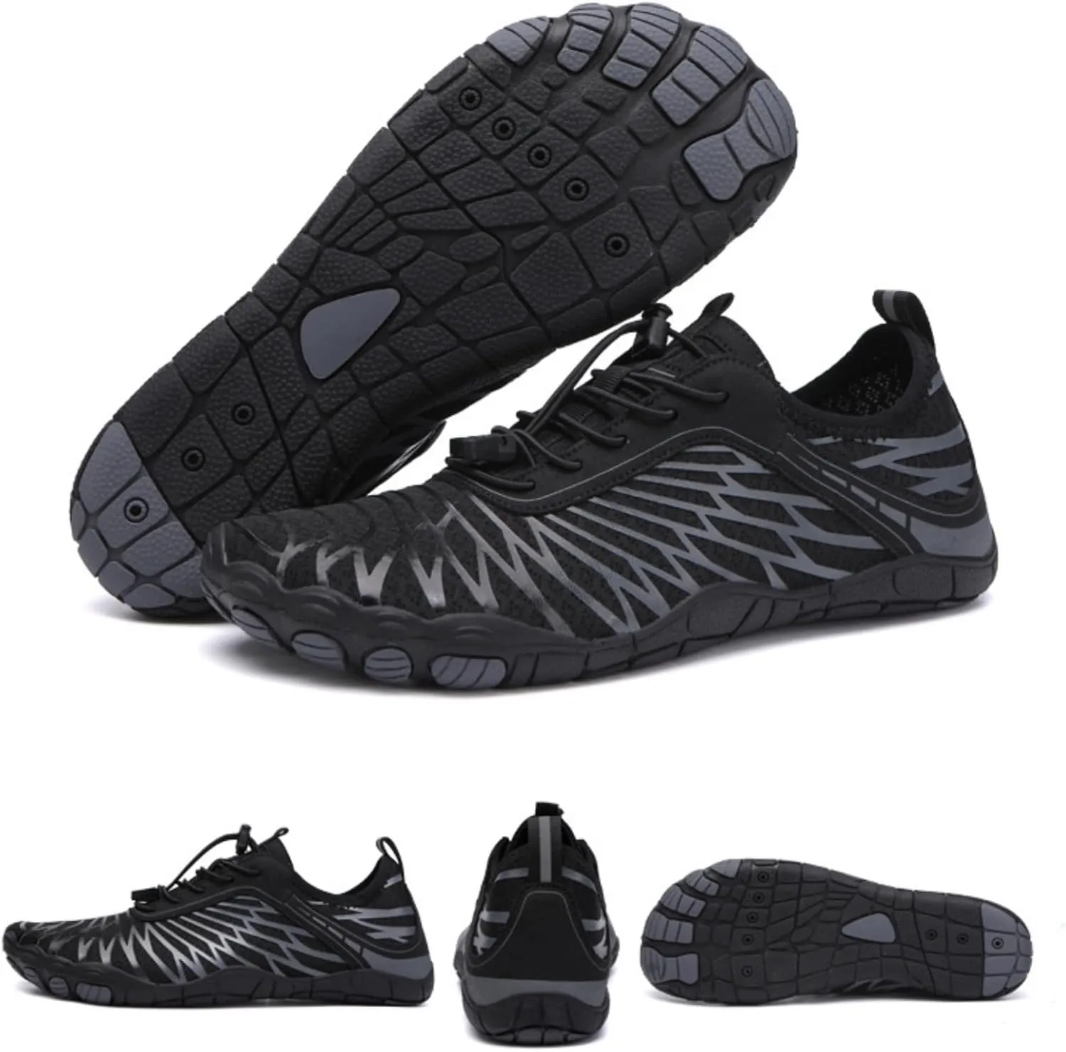 Grounded Freedom Shoes, Hike Barefoot Footwear Womens Men, Wide Toe Box Quick Dry Water Shoes Beach Sneakers