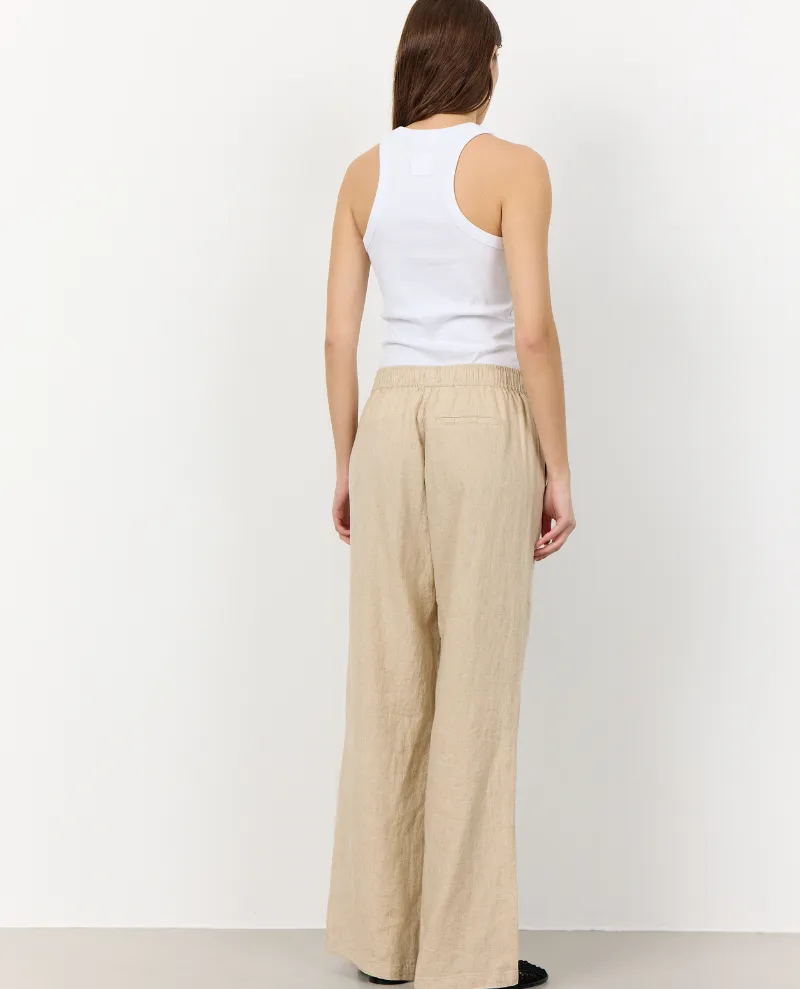 Levete Room Naja Island Beige Linen Trousers