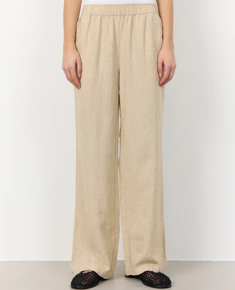 Levete Room Naja Island Beige Linen Trousers