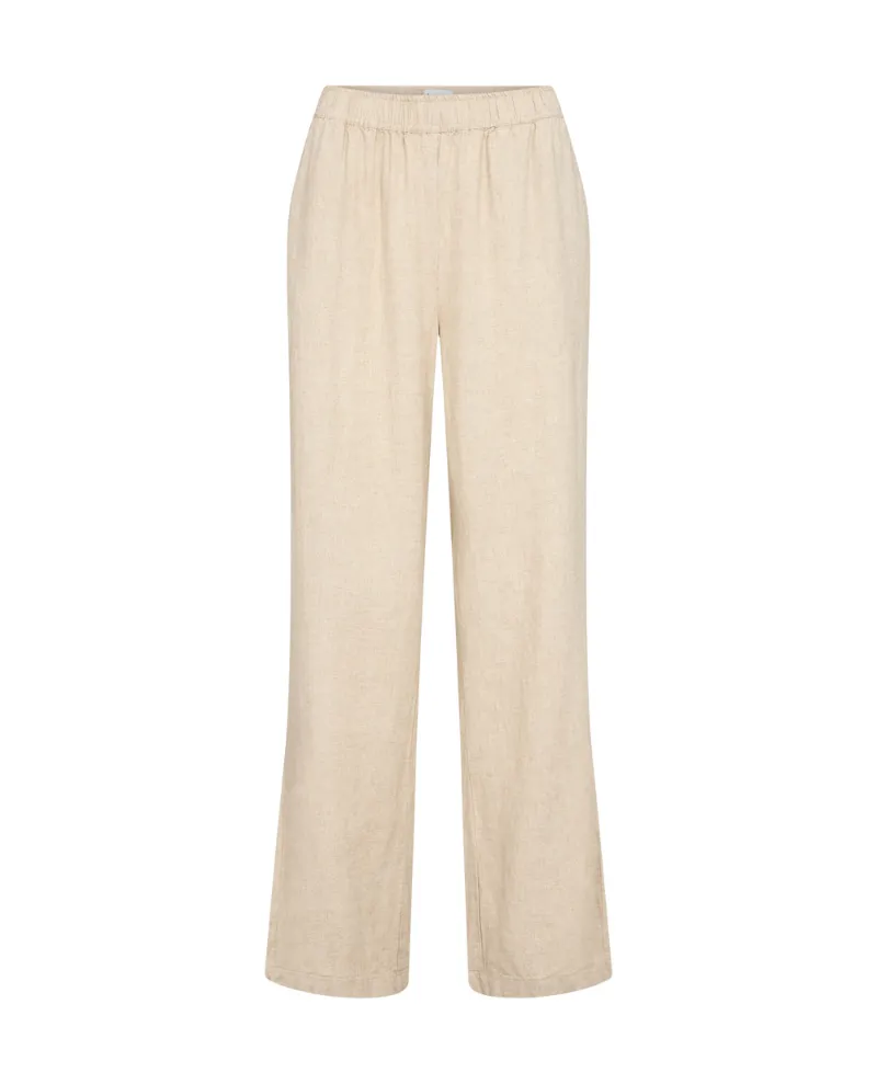 Levete Room Naja Island Beige Linen Trousers