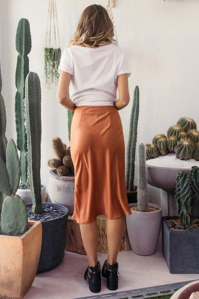 Next Town Down Skirt Rust