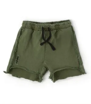 Nununu Olive 2 Lengths Sweatshorts