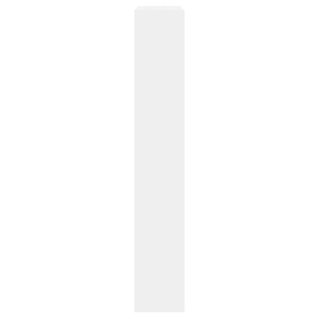 Shoe Cabinet White 80x21x125.5 cm Engineered Wood