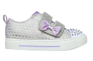 Skechers Kids Twinkle Toes Twinkle Sparks Heart Dreams Trainers - Silver