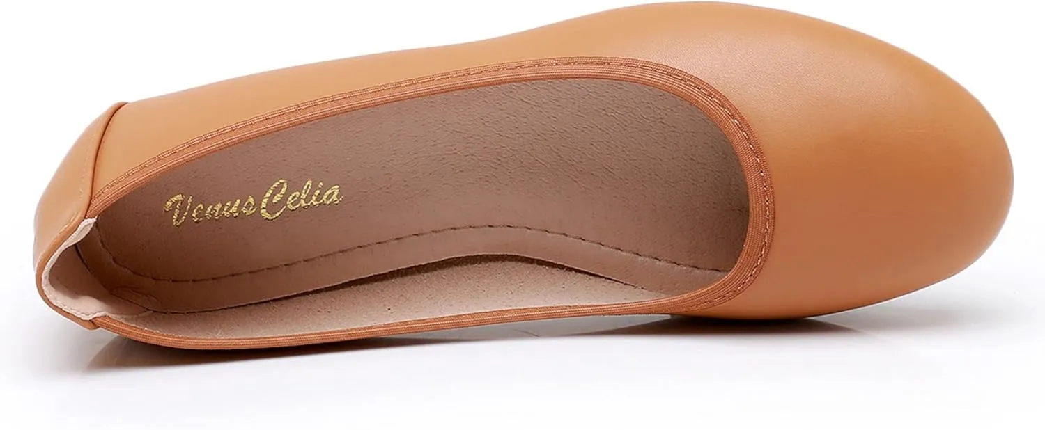 VenusCelia Women's Ladylike Steps Flats