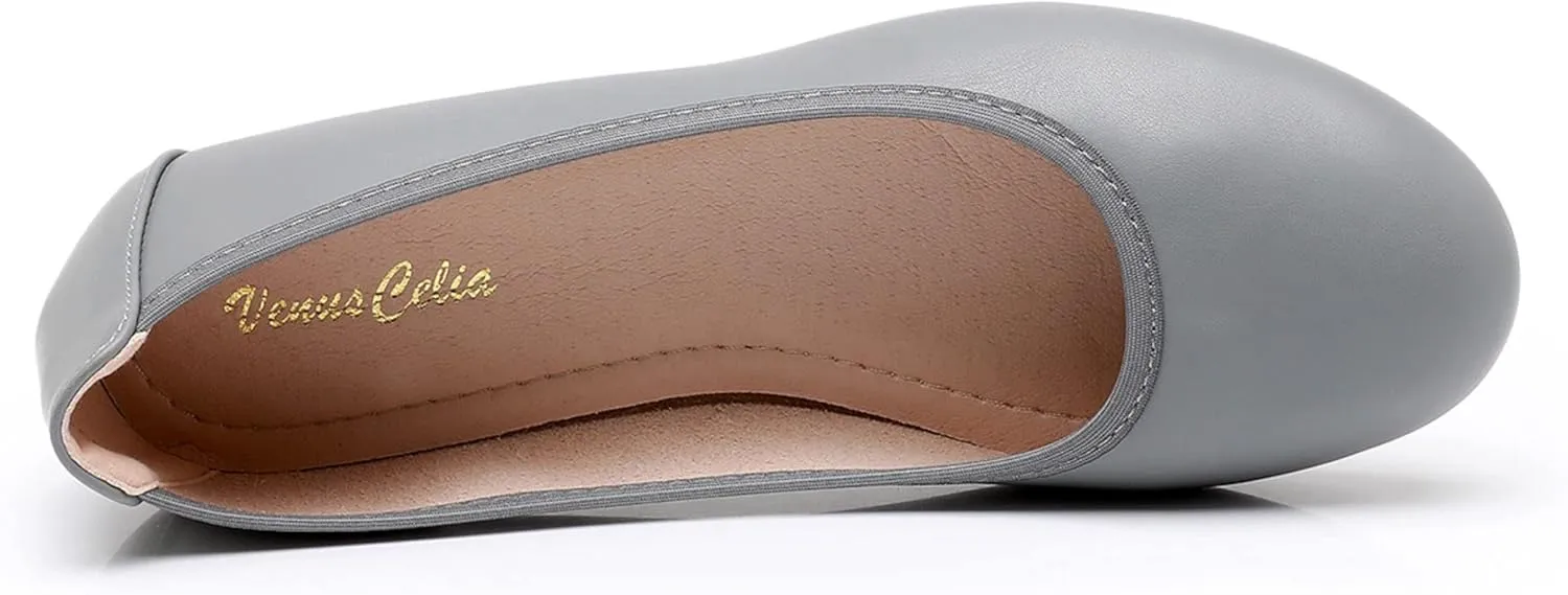 VenusCelia Women's Ladylike Steps Flats