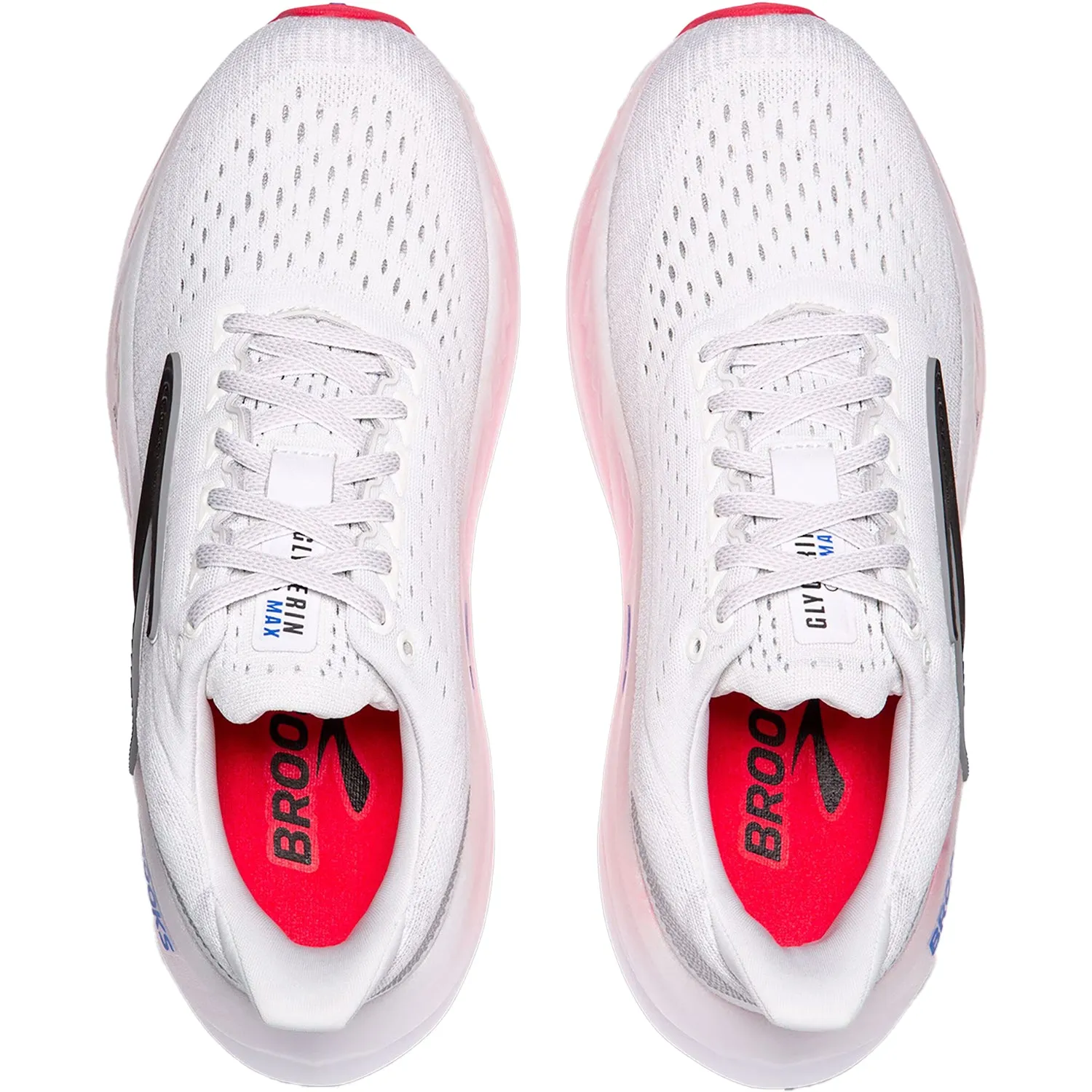 Women's Brooks Glycerin Max White/Black/Diva Pink Mesh
