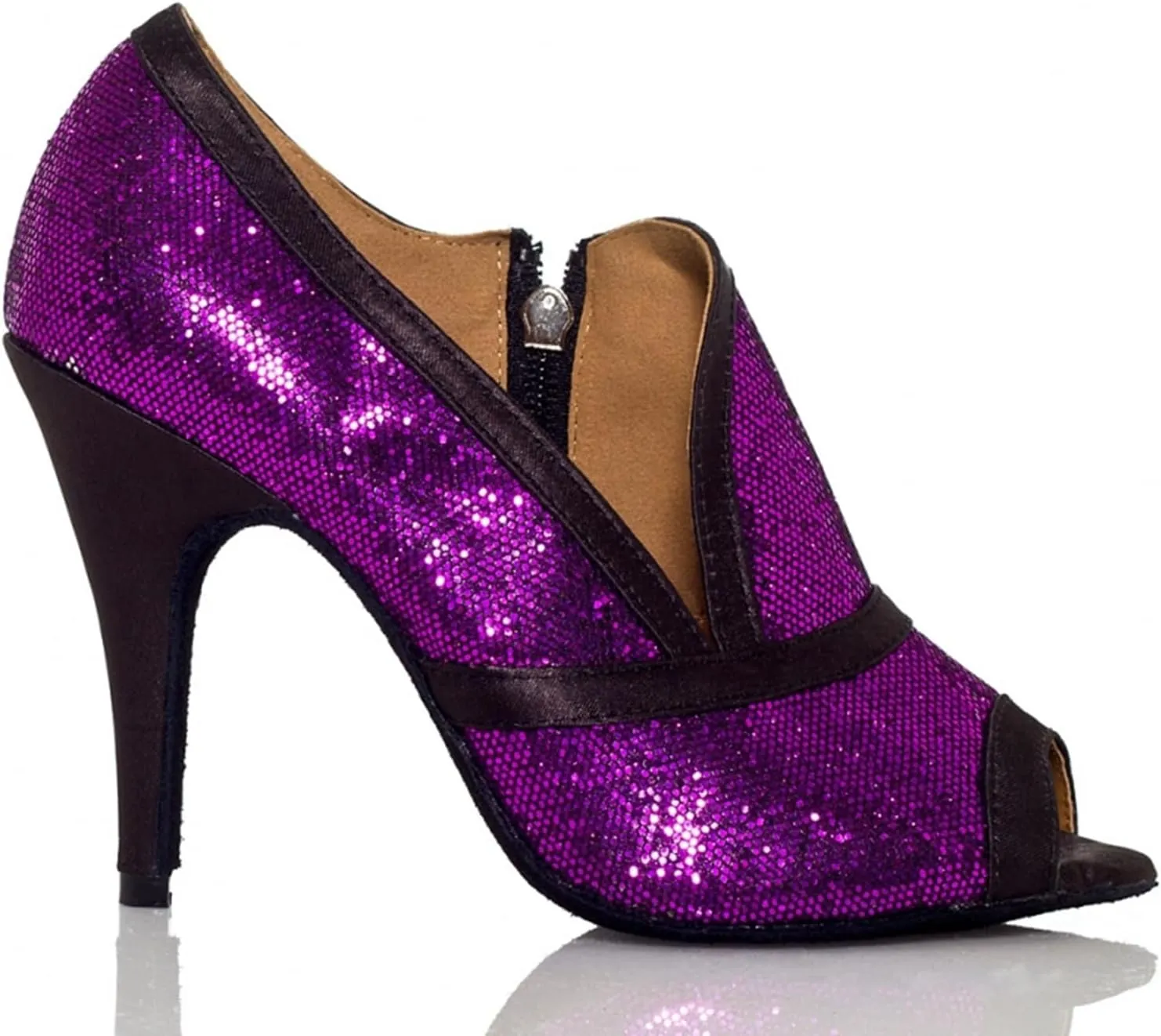 Womens Glitter Dance Shoes Latin Ballroom Dancing Sandals Y001