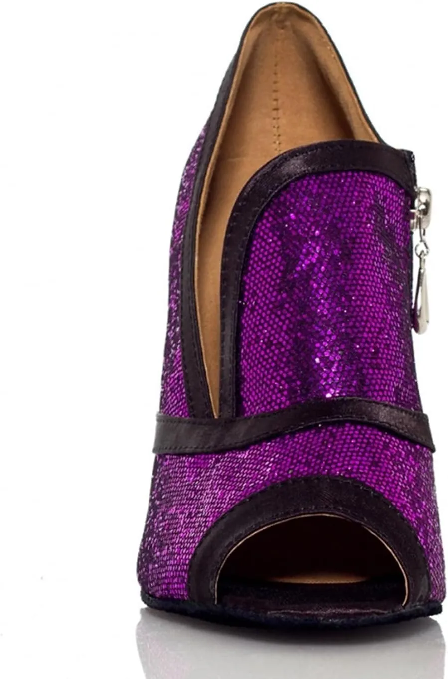 Womens Glitter Dance Shoes Latin Ballroom Dancing Sandals Y001